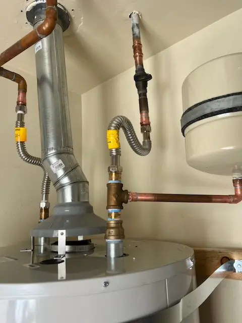 Water heater installation and plumbing repair in Quiet Place In The Country